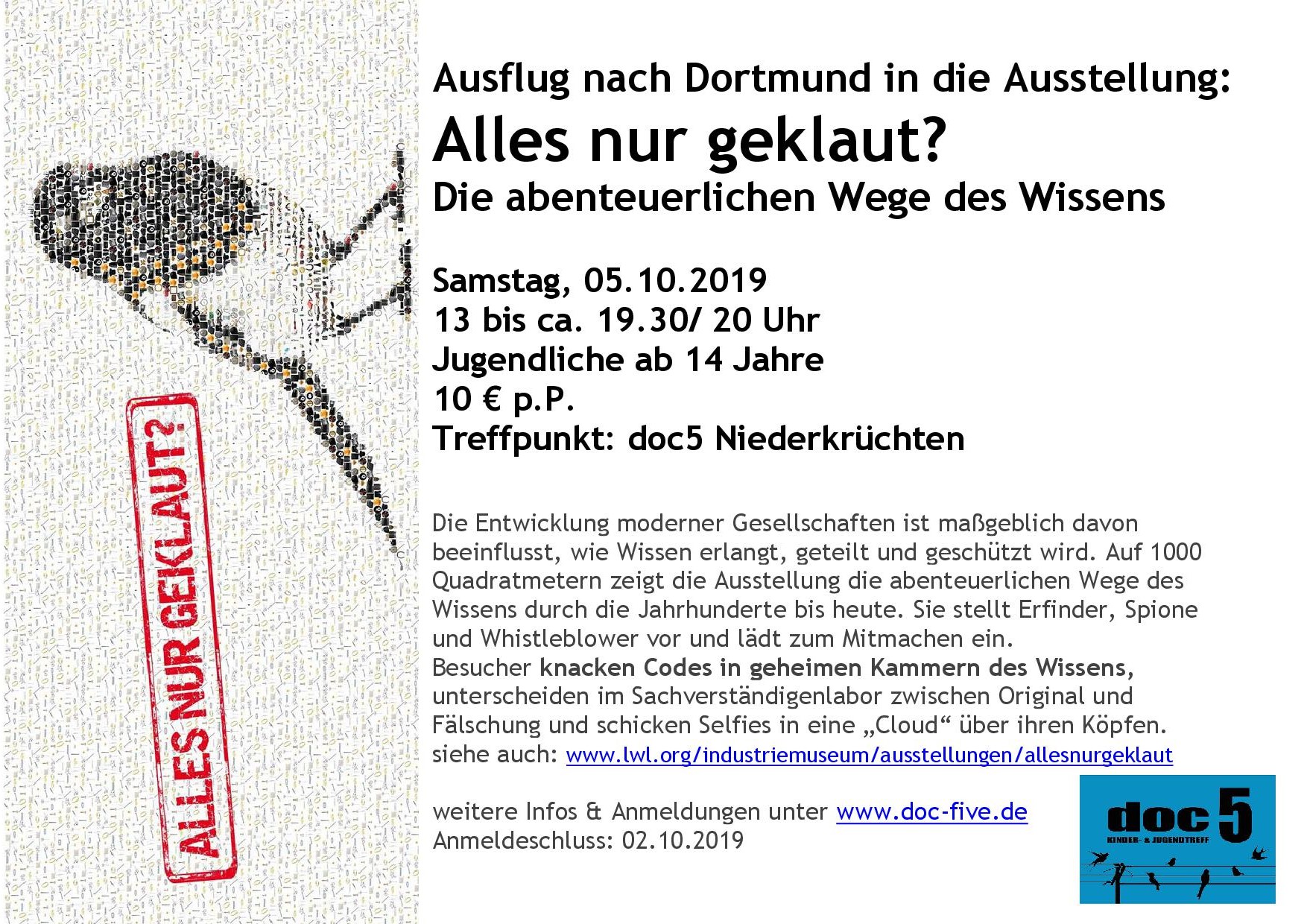 Plakat Alles nur geklaut