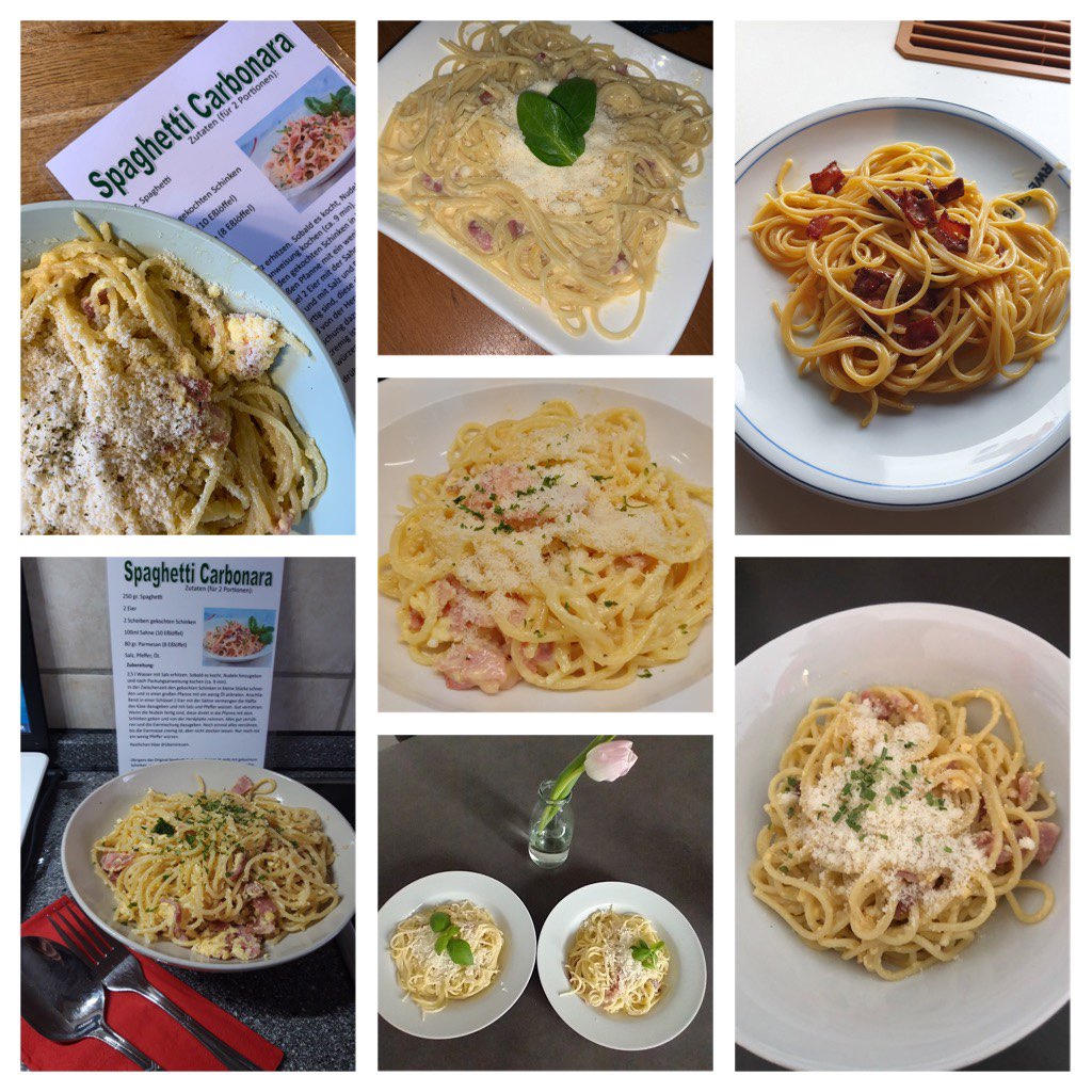 Online Kochen Spaghetti Cabonara Bild1