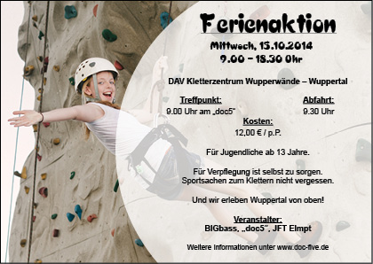 Flyer klettern 15.10.14