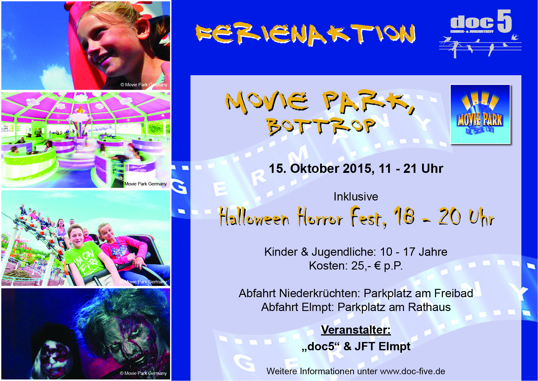 Flyer Movie Park 10.2015