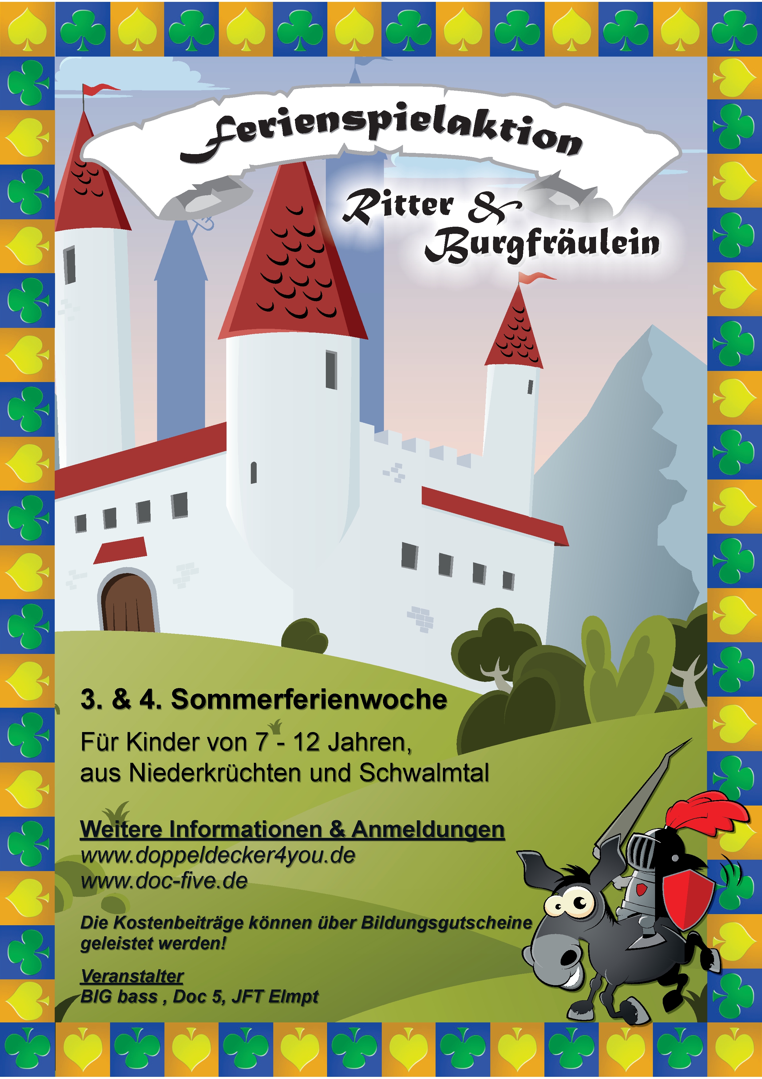 Ritter & Burgfräulein Flyer Seite1