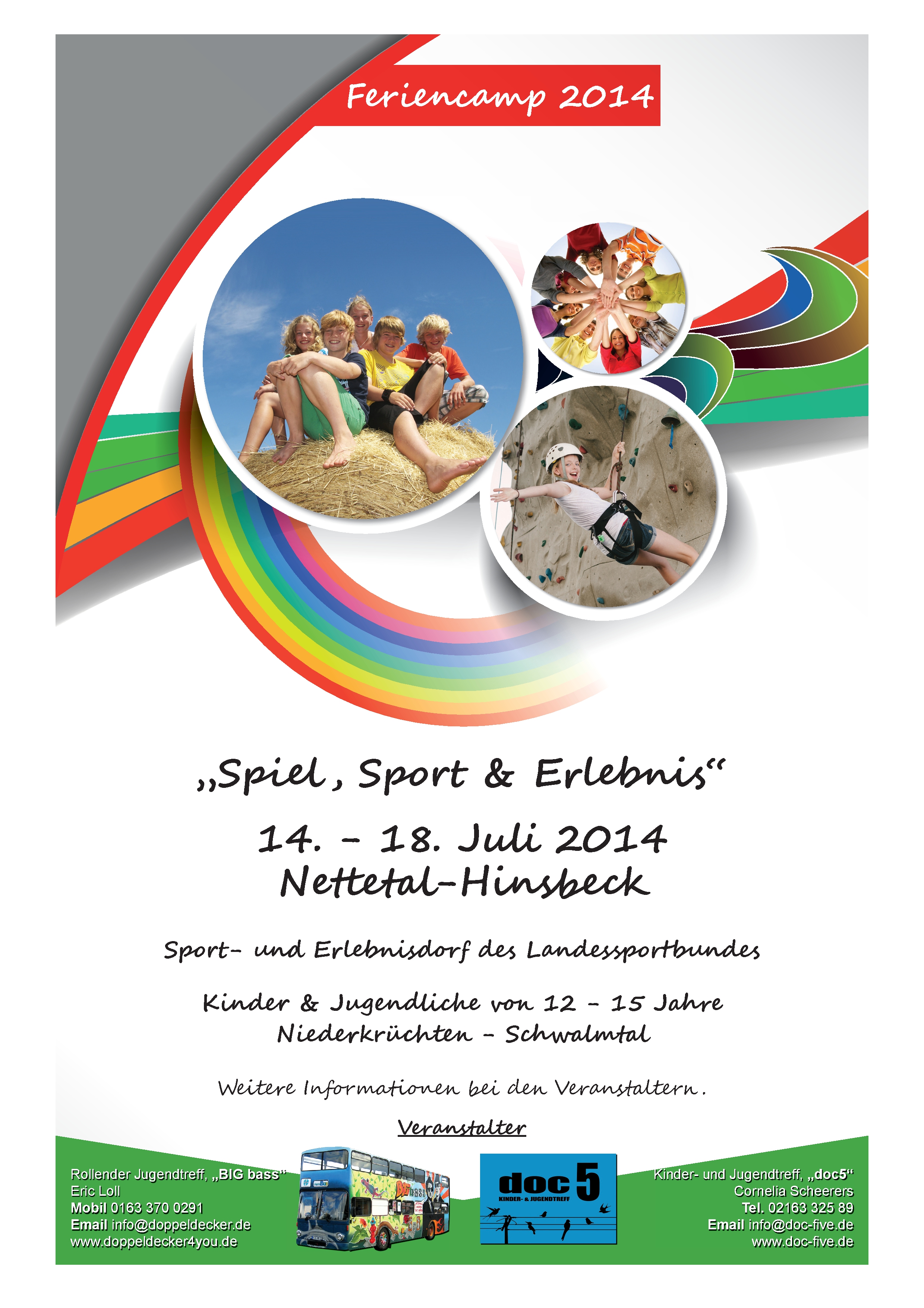 Feriencamp 2014 Plakat