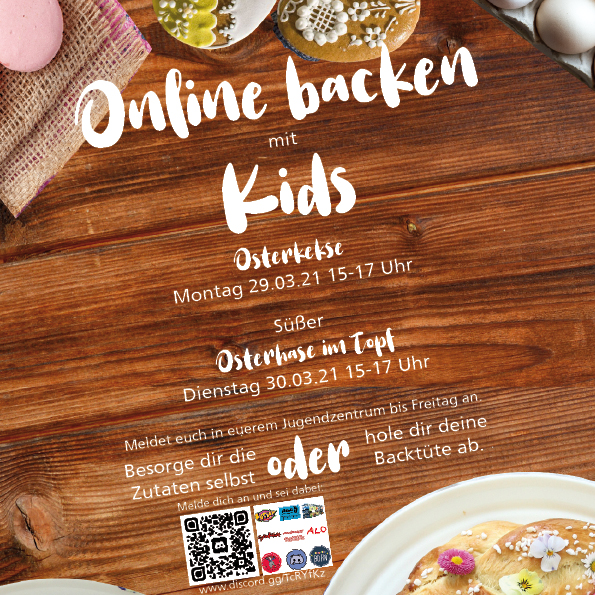 Online Backen Plakat